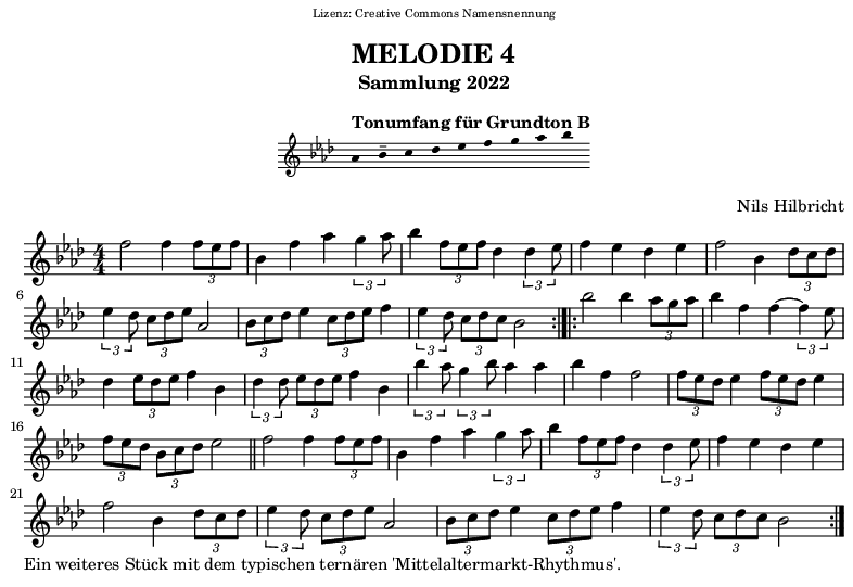 Melodie in B